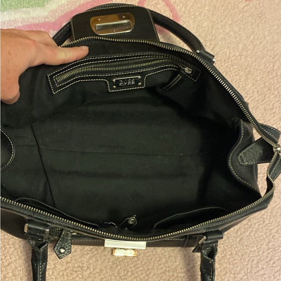 Hugo Boss - Large Baguette Bag - Black - Picture 4 of 7